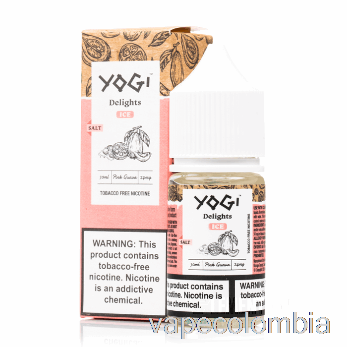 Vape Recargable Sales De Hielo De Guayaba Rosa - Delicias Yogi - 30ml 50mg